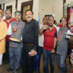 श्री श्याम फाल्गुण महोत्सव में श्याम प्रेमियों ने खेली फूलों की होली